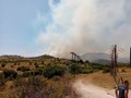 Οριοθετήθηκε η φωτιά στον Αργυρόμυλο Λάρισας